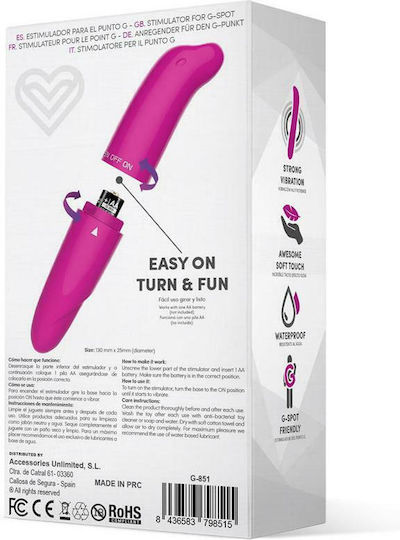 LateToBed Morton Mini Κλειτοριδικός Δονητής 13cm Pink