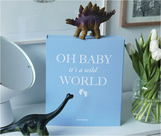 Printworks Детски Албум Baby It's A Wild World 30 Страници За 30 Снимки Светлосин PW00520 21x28cm Printworks Детски Албум Baby It's A Wild World 30 Страници За 30 Снимки Светлосин PW00520 21x28cm