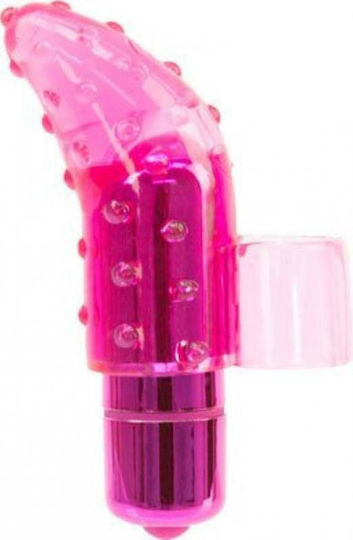 Power Bullet Frisky Finger Vibrator Bullet with Remote Control 7cm Pink