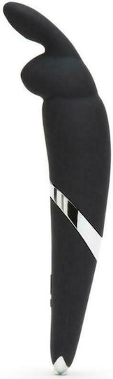 Happy Rabbit Wand Vibrator Mini Δονητής Μασάζ 26.7cm Black