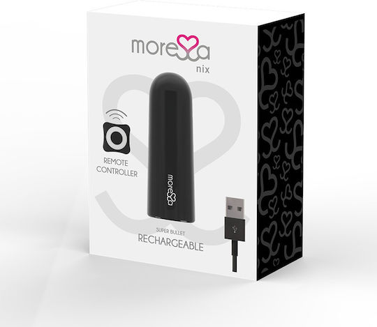Amoressa Nix Remote Control Bullet Vibrator Geschoss mit Fernbedienung 7.7cm Black