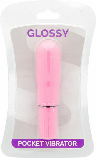 Glossy Pocket Vibrator Mini Δονητής 10.7cm Deep Rose
