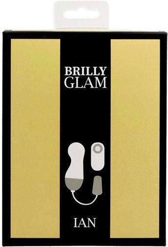 Brilly Glam Brilly Glam Mini Δονητής Egg με Απομακρυσμένο Έλεγχο 19cm Black