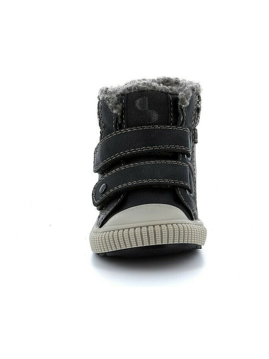 Ghete Copii cu Velcro Gri