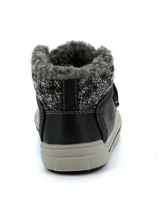 Ghete Copii cu Velcro Gri