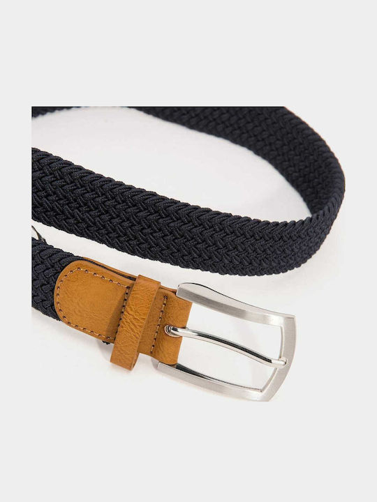 Tiffosi Herren Gürtel Marineblau