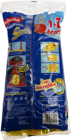 Vileda Mop Refill with Microfibers Supermocio Soft 102459