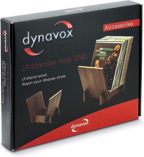 Dynavox Stand Βινυλίων LP Stand Wood ST40 Light Brown