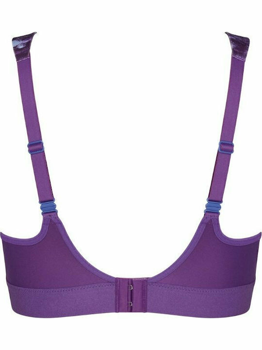 Triaction Extreme Athletic Athletic Bra with Light Padding without Underwire Purple