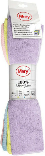 Rayen Lavete de Curățare cu Microfibre Utilizare generală Colorate 38x36buc 4buc