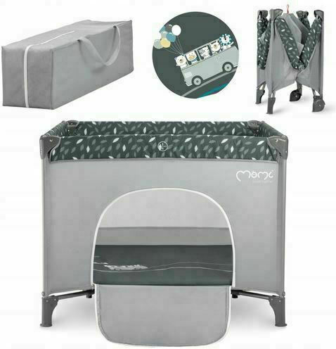 Momi Mamu Parc cu Saltea Gri 100x100cm