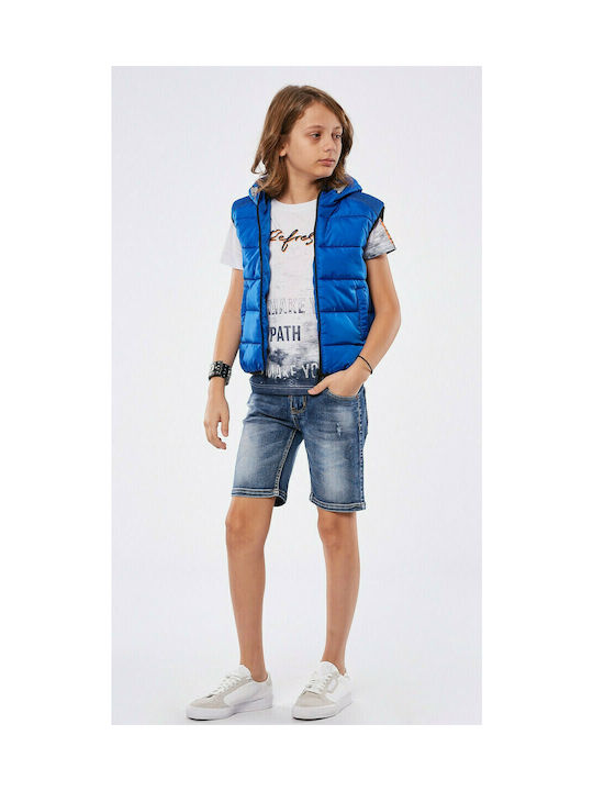 Hashtag Kinder Shorts/Bermudas Denim Hellblau