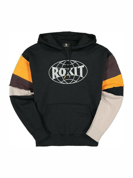 X Rokit Sweatshirt with Hood Black