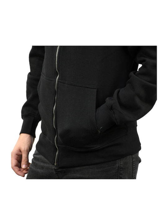 Black Hooded Cardigan