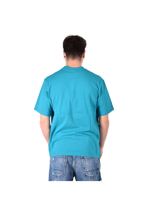 Franklin & Marshall Herren T-Shirt Kurzarm Petrol Blau