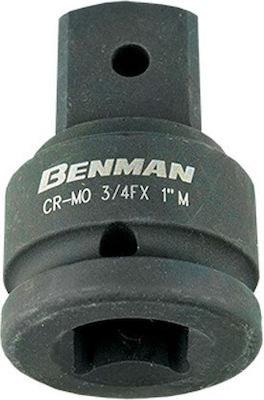 Benman Pneumatic Adapter with Input 3/4'' and Output 1''