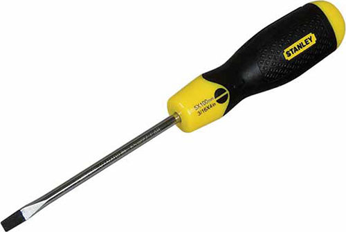 Stanley CushionGrip Magnetic Dwarf Screwdriver Straight Size 6.5x45mm