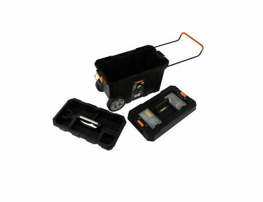 Kendo Tool Storage Plastic Wheeled Box W60xD30xH39cm 90274