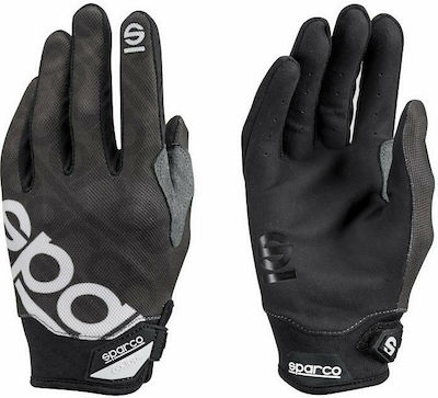 Sparco Meca III Gloves for Work Black Synthetic Leather for Automotive Engineers