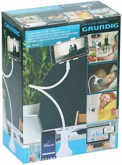 Grundig 14621 Βάση Κινητού με Βραχίονα σε Λευκό χρώμα