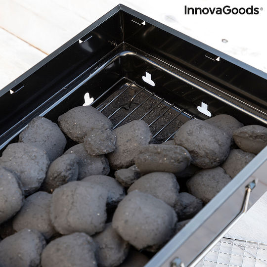 InnovaGoods BearBQ Portable Charcoal Grill 35cmx27cm