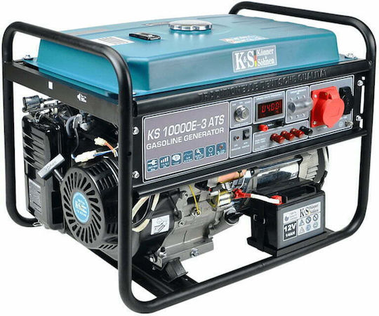 Könner & Söhnen KS ATS Trifazică Generator Benzină (în patru timpi) Patru timpi cu Autostart și Putere Maximă 9kVA