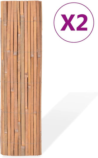 vidaXL Bamboo Fencing with Whole Reed Wood 1x4m 3057515 vidaXL Bamboo Fencing with Whole Reed Wood 1x4m 3057515