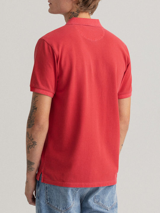 Gant Men's Short Sleeve Blouse Polo Red