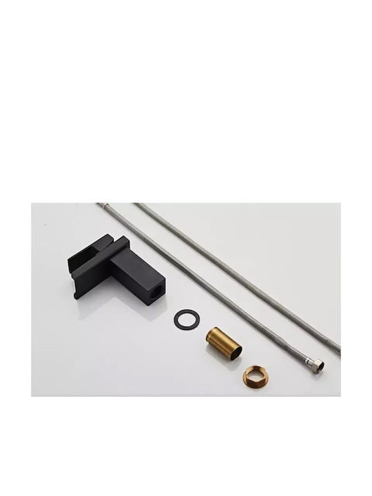 PO24 Mixing Waterfall Sink Faucet Black