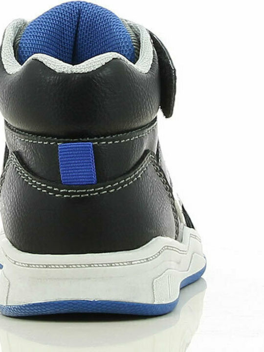 Kids Sneakers High with Scratch Black