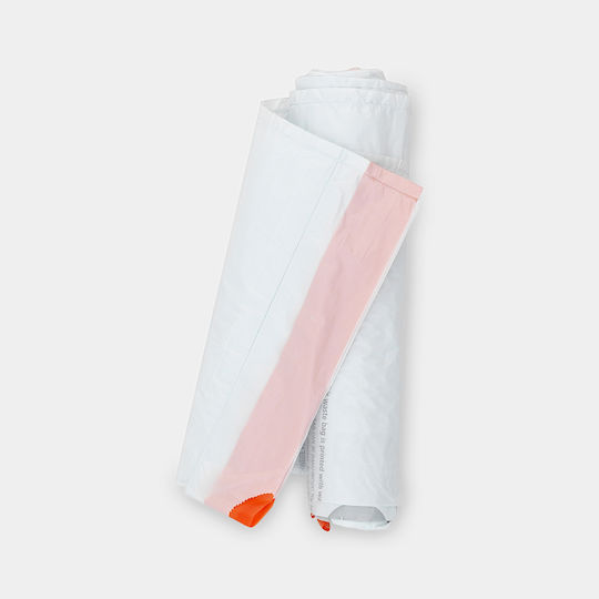 Brabantia Săculeți de Gunoi Capacitate 3lt cu Șnur Type A 20buc Albe