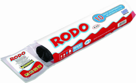 Rodo Săculeți de Gunoi Capacitate 100lt cu Șnur 52x75cm 10buc Negre