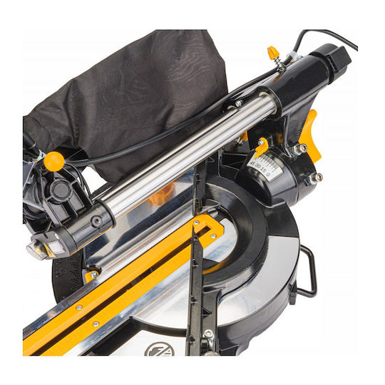 Powermat Miter Saw Electric with Power 2000W, Laser Guide & Cutting Speed 4700rpm with Laser