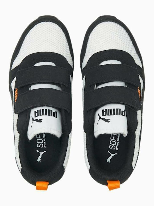 Puma Παιδικό Sneaker R78 με Σκρατς Λευκό