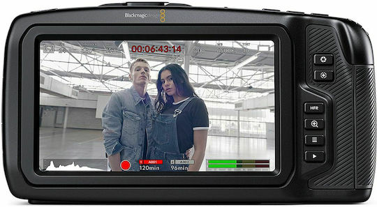 Blackmagic Design Cameră Video Pocket Cinema Full HD (1080p) @ 30fps Stocare pe Card de Memorie cu Ecran Tactil 5" și HDMI BM-CINECAMPOCHDEF6K