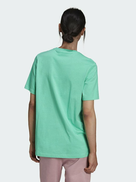 adidas Loungewear Adicolor Essentials Καλοκαιρινή Ανδρική Μπλούζα Πιτζάμας Βαμβακερή Hi-Res Green adidas Loungewear Adicolor Essentials Καλοκαιρινή Ανδρική Μπλούζα Πιτζάμας Βαμβακερή Hi-Res Green