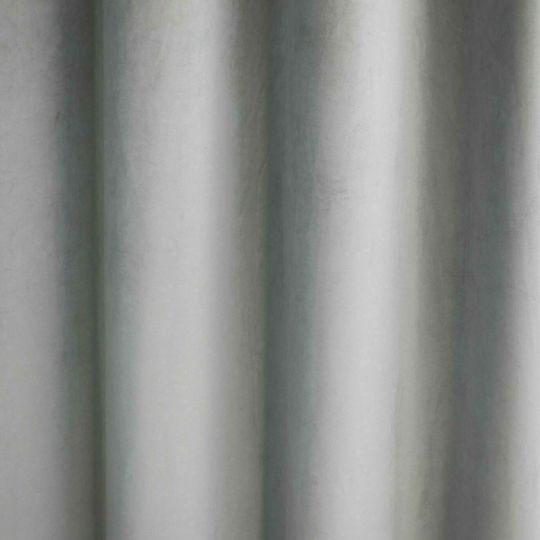 Decocraft Velour Pencil Pleat Curtain Gray 145x240cm