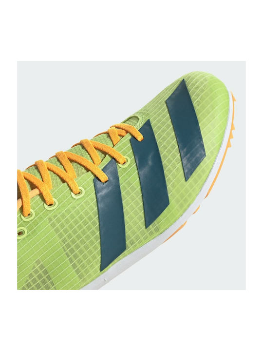 DistanceStar Sport Shoes Spikes Pulse Lime / Real Teal / Flash Orange