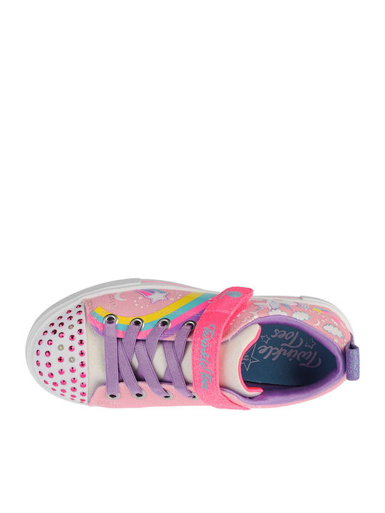 Twinkle SparksUnicorn Charmed Încălțăminte sport Joasa pentru copii cu scai Roz