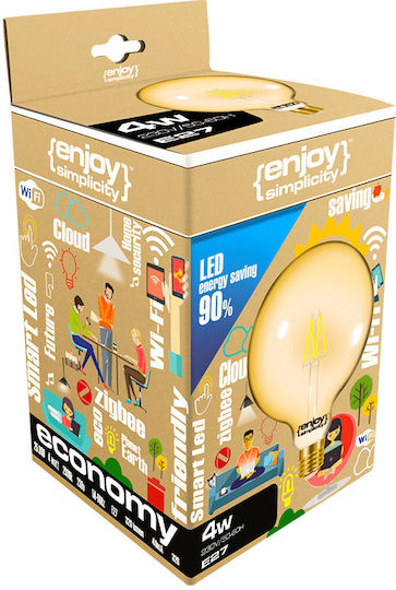 Elvhx LED-Lampe 7.5W für Fassung E27 und Form A60 Warmes Weiß 600lm Dimmbar