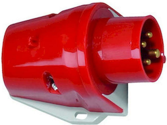 Geyer Male Industrial Socket Socket Adapter 4x32A 400V IP44 24330