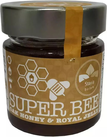 Stayia Farm Βιολογικό Μέλι Βελανιδιάς Super Bee με Βασιλικό Πολτό 260gr