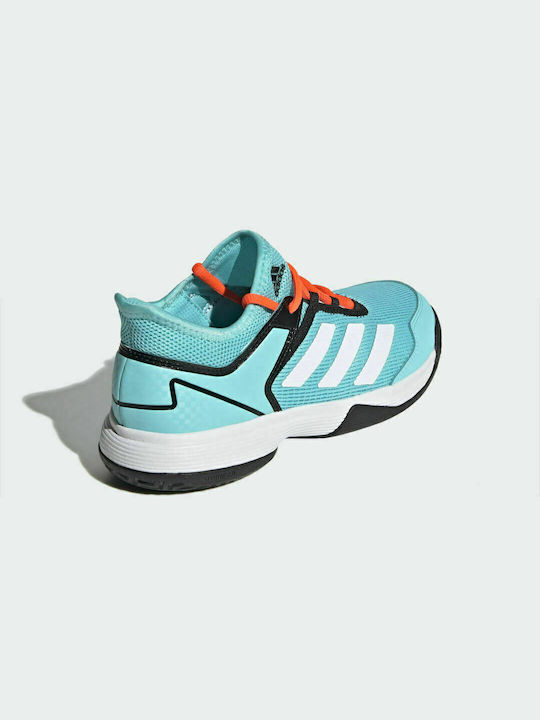 Adidas Αθλητικά Παιδικά Παπούτσια Τέννις Ubersonic 4 K Pulse Aqua / Cloud White / Core Black