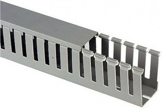 Elmark Kabelkanal mit gelochtem Ständer aus Kunststoff Gray 2m