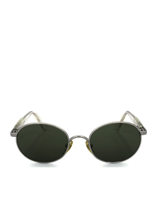 Persol Unisex Γυαλιά Ηλίου με Ασημί Μεταλλικό Σκελετό και Πράσινο Φακό PO2021S 511/31