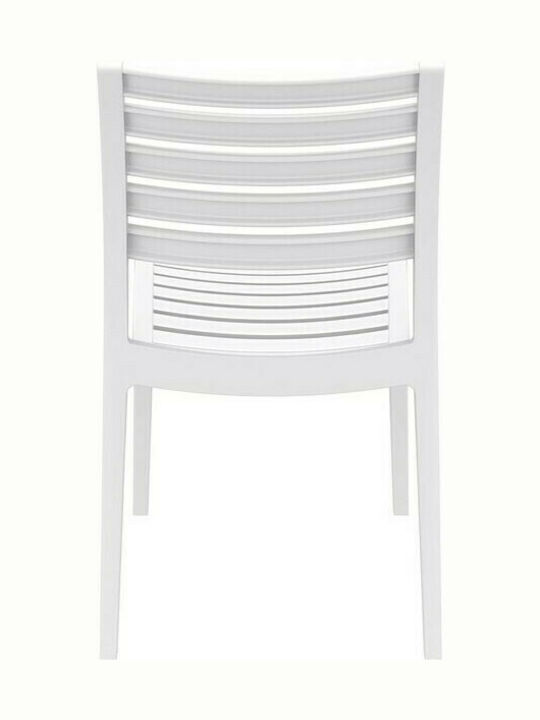 Outdoor-Stuhl Polypropylen Ares White 48x58x82εκ.