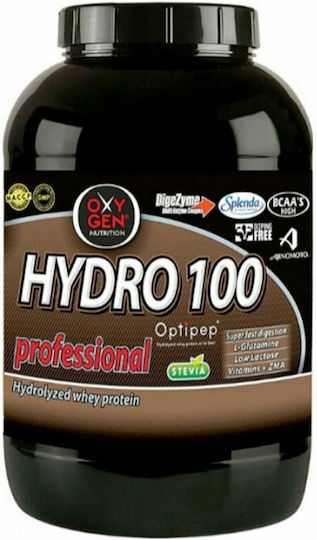 Oxygen Nutrition Hydro 100 Professional Protein Molke Glutenfrei mit Geschmack Schokolade 2kg