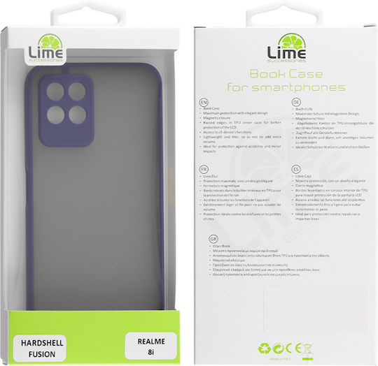 Lime Hardshell Camera Guard Back Cover Πλαστικό Μπλε (Realme 8i)