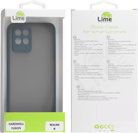 Lime Hardshell Camera Guard Back Cover Plastic Verde (Realme 8i)