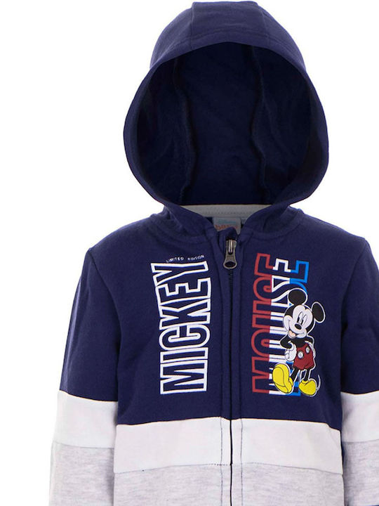 Disney Mickey blue-grey baby jacket for boys (6-24 months)